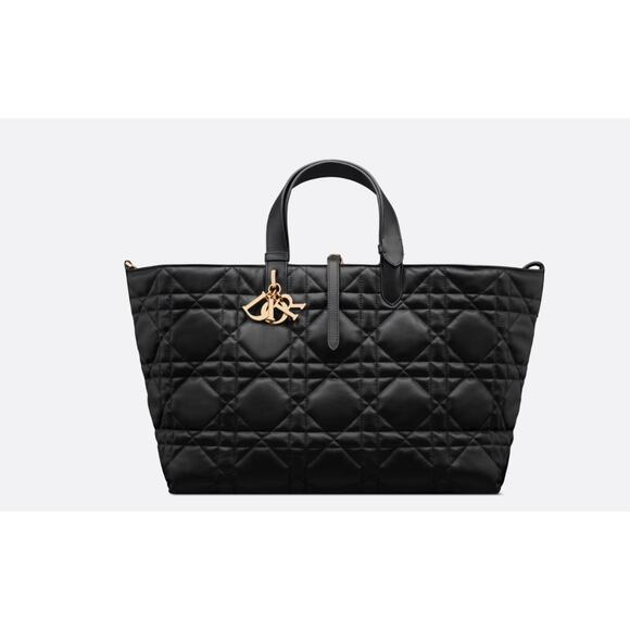 Dior large black leather every day bag nwt with Removable interior pouch - Picture 6 of 8